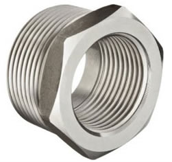 Threaded hex head bushing 